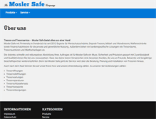 Tablet Screenshot of mosler-safe.de